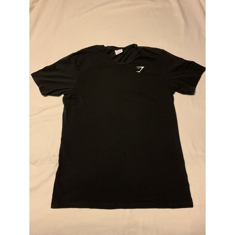 Gymshark Shirt Adult Large Black Athletic Gym Workout Lightweight Stretch